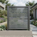 Modern Aluminium Louvre Fence Section