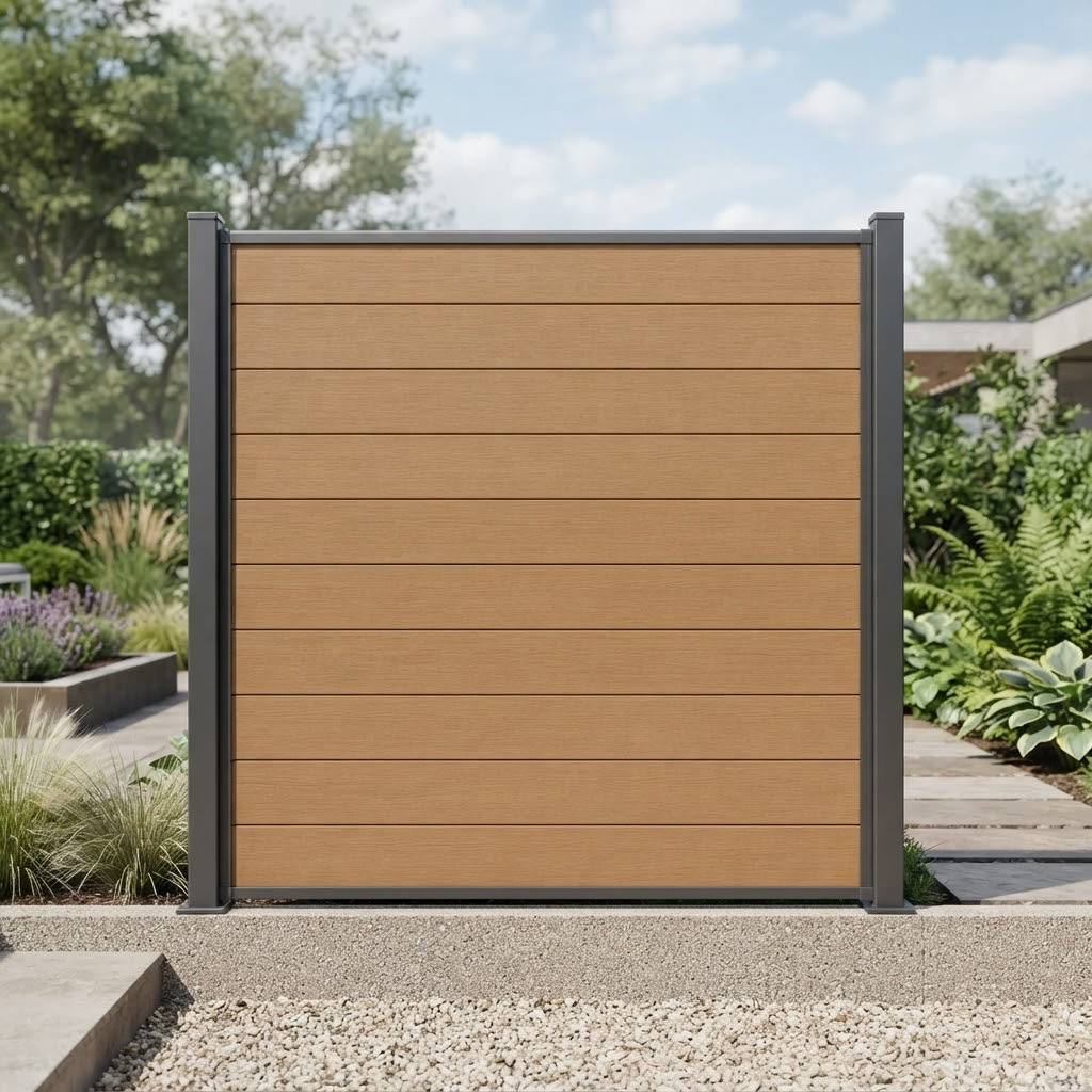 Modular WPC (Wood-Plastic Composite) Fence