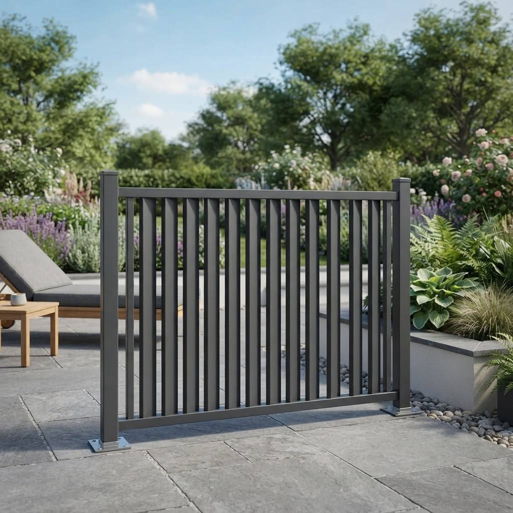 Decorative Steel Patio Railing/Fence