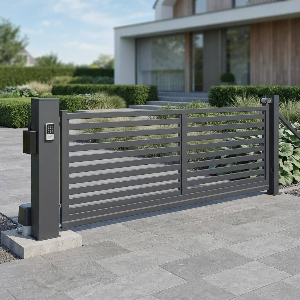 Sliding Automatic Aluminum Gates